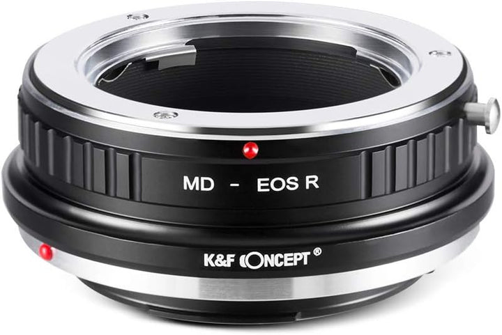 K&F Concept MD-EOS R Bajonettadapter Objektiv Ring für Minolta MD MC Objektiv auf Canon EOS R-Mount