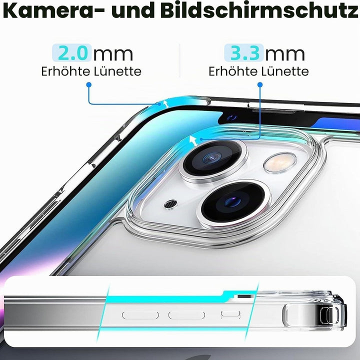 Handykette mit Band für Apple iPhone 13 Mini Hülle - Necklace Handyhülle - Transparente Case zum Umh