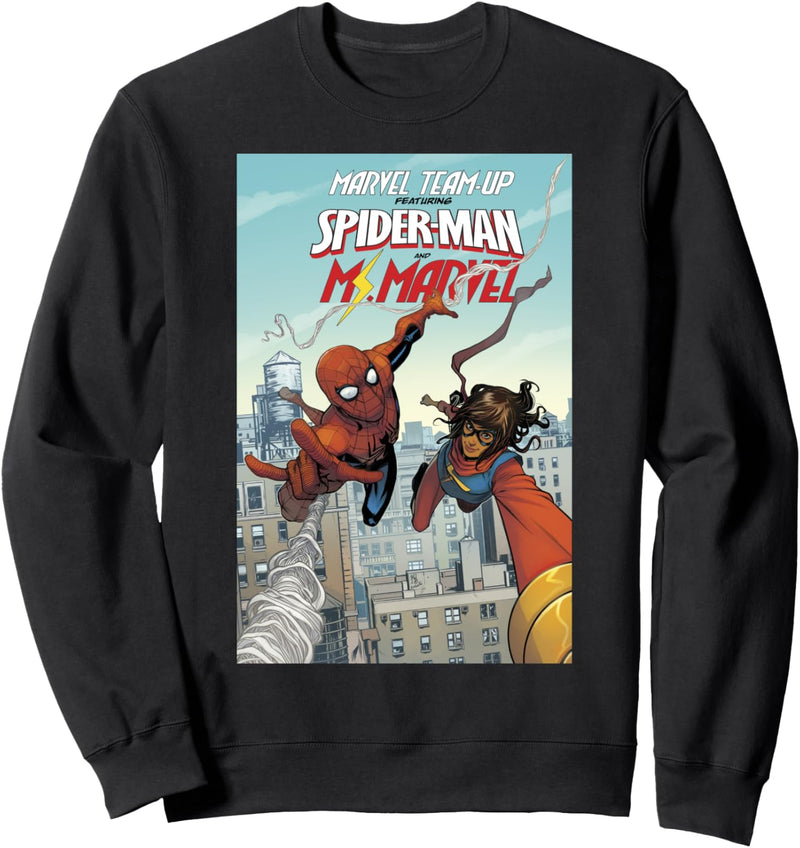 Marvel Spider-Man & Ms. Marvel Cover Sweatshirt