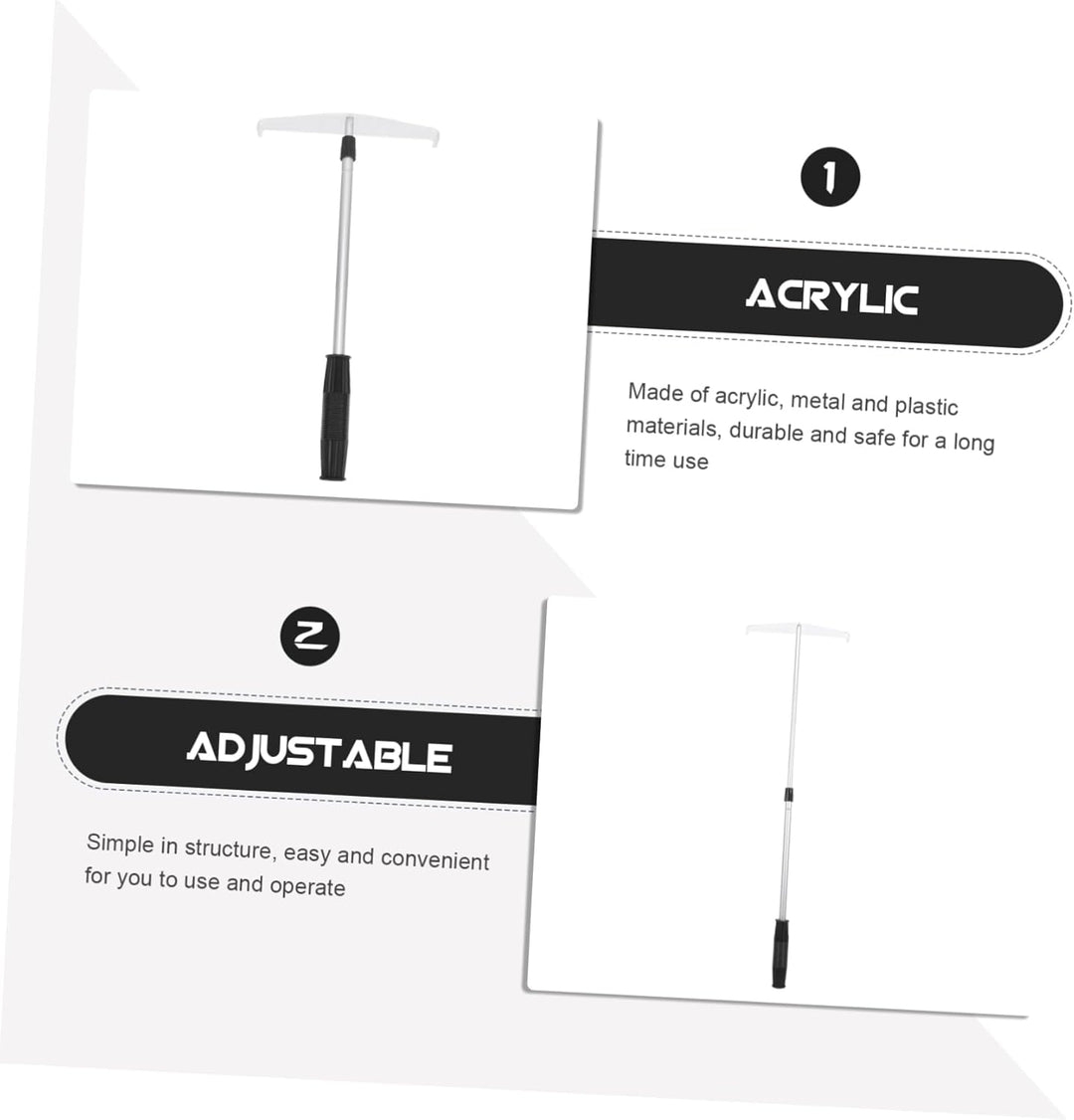 HEMOTON Teleskop Chip Rechen Pokerchip Rechen Späneauffangstab Aus Kunststoff Praktisch Für Pokerspi