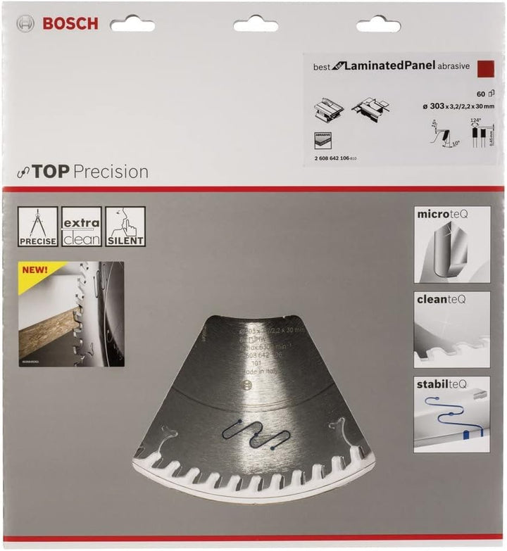 Bosch Accessories Professional Kreissägeblatt (für Laminat, Zubehör für Format- und Tischkreissägen)