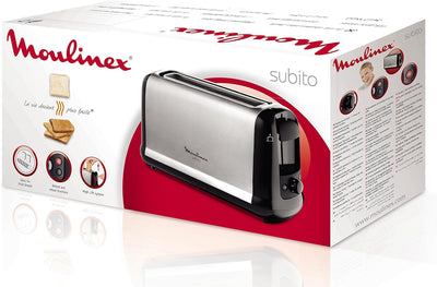 MOULINEX LS260800 Subito Toaster - Edelstahl und Schwarz