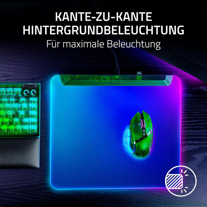 Razer Firefly V2 Pro Phantom Green Edition - Voll beleuchtete Gaming-Mausmatte mit Chroma RGB (USB 2