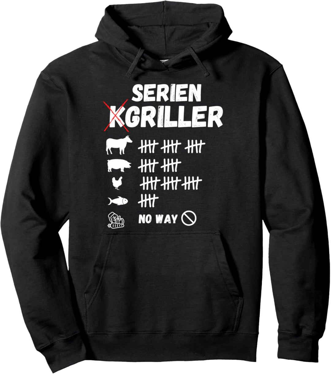 Seriengriller Grillfan Grillen BBQ Männer Geschenk Pullover Hoodie