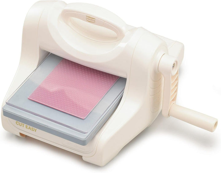 Vaessen Creative Cut'Em Easy Stanz- Und Prägemaschine A5, Weiss Cut Easy (A5), Cut Easy (A5)