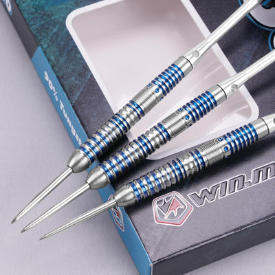 WIN.MAX Dartpfeile mit Metallspitze 90% Tungsten 3 Stück 90% Wolfram Stahl Darts 18-28 Gramm Dart pr