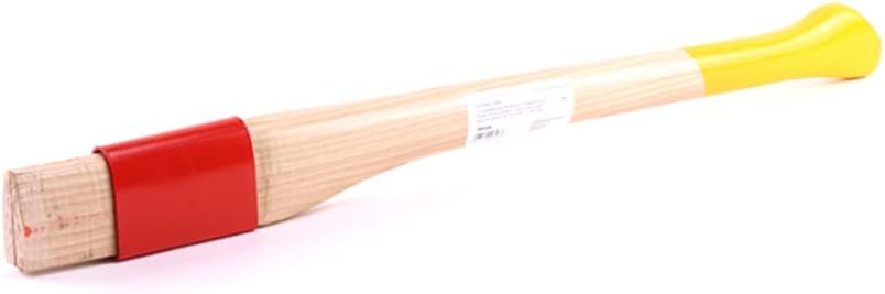 OCHSENKOPF OX E-648 H-1250 Ersatzstiel, Hickory, Knauf ROTBAND-PLUS 700 mm, Gelb 70.0 x 9.9 x 9.9 cm