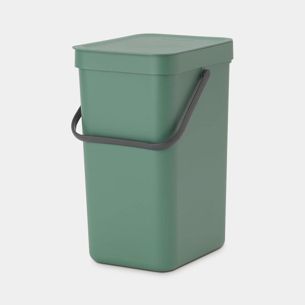 Brabanita Mülleimer, Kunststoff, Tannengrün, 12 Liter Fir Green 12 Liter Mülleimer, Fir Green 12 Lit