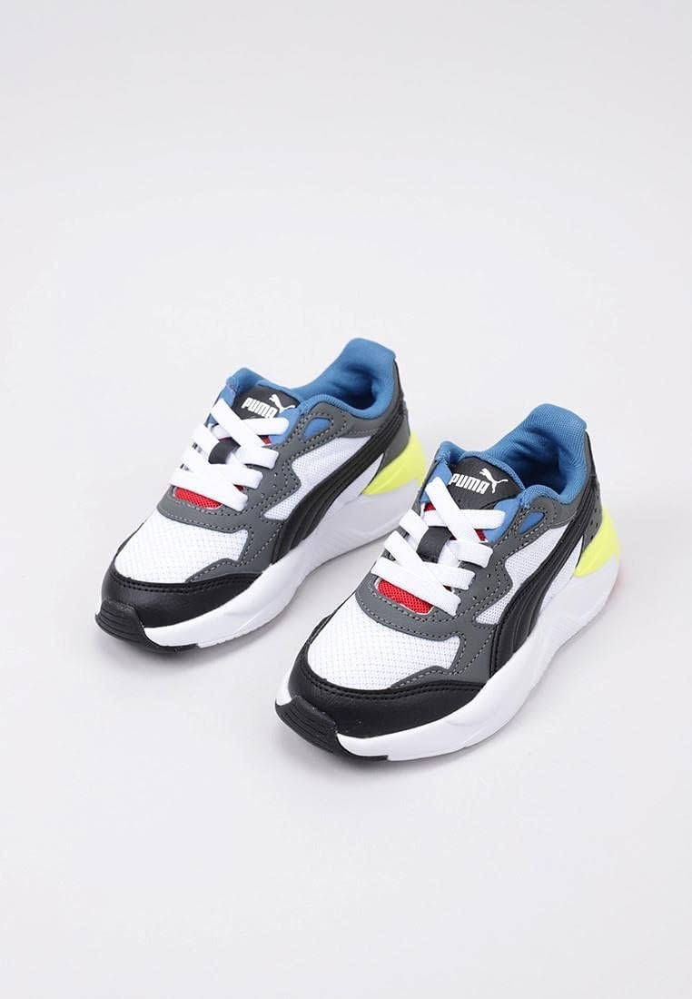 PUMA Unisex Baby X-ray Speed Ac InfSneaker 20 EU Puma White Puma Black Dark Shadow Vallarta Blue, 20