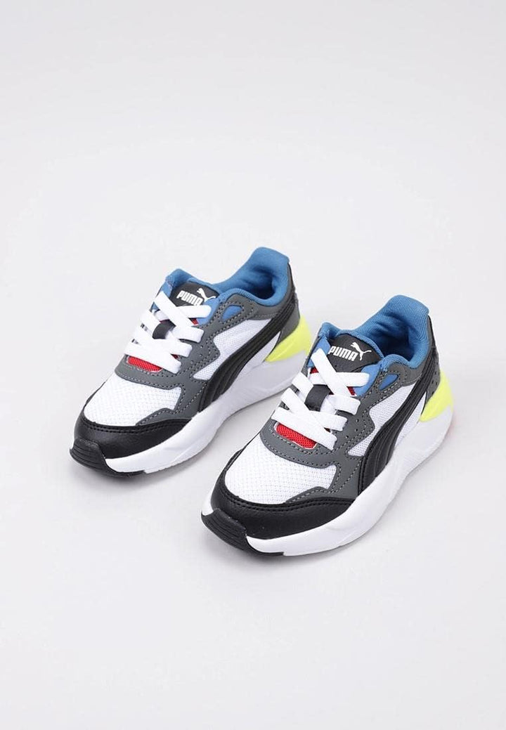 PUMA Unisex Baby X-ray Speed Ac InfSneaker 20 EU Puma White Puma Black Dark Shadow Vallarta Blue, 20