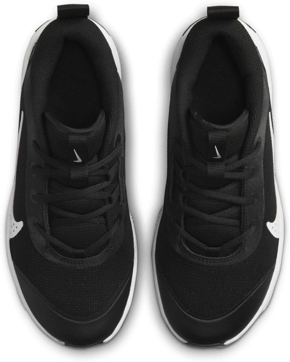 Nike Unisex Kinder Omni Sneaker 35.5 EU Black White, 35.5 EU Black White