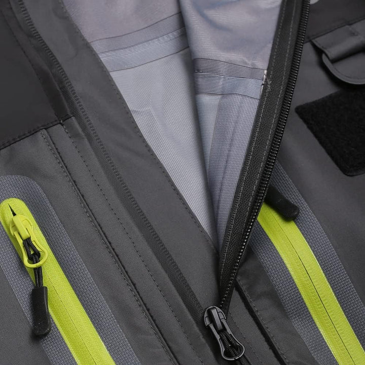 Kylebooker Fliegenfischen Waten Jacke Outdoor-Aktivitäten wasserdicht Wader Jacken für Männer und Fr