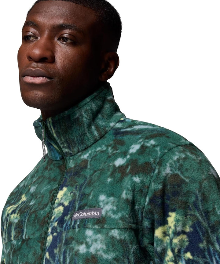 Columbia Steens Mountain bedruckte Herrenjacke L Rain Forest Deschutestrees, L Rain Forest Deschutes