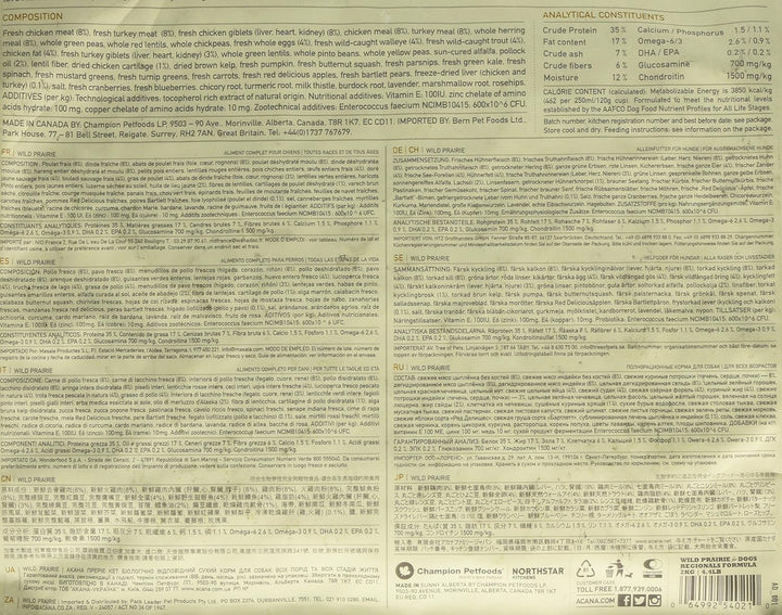 Acana Wild Prairie Dog Regionals - 2 kg Geflügel 2 kg (1er Pack), Geflügel 2 kg (1er Pack)