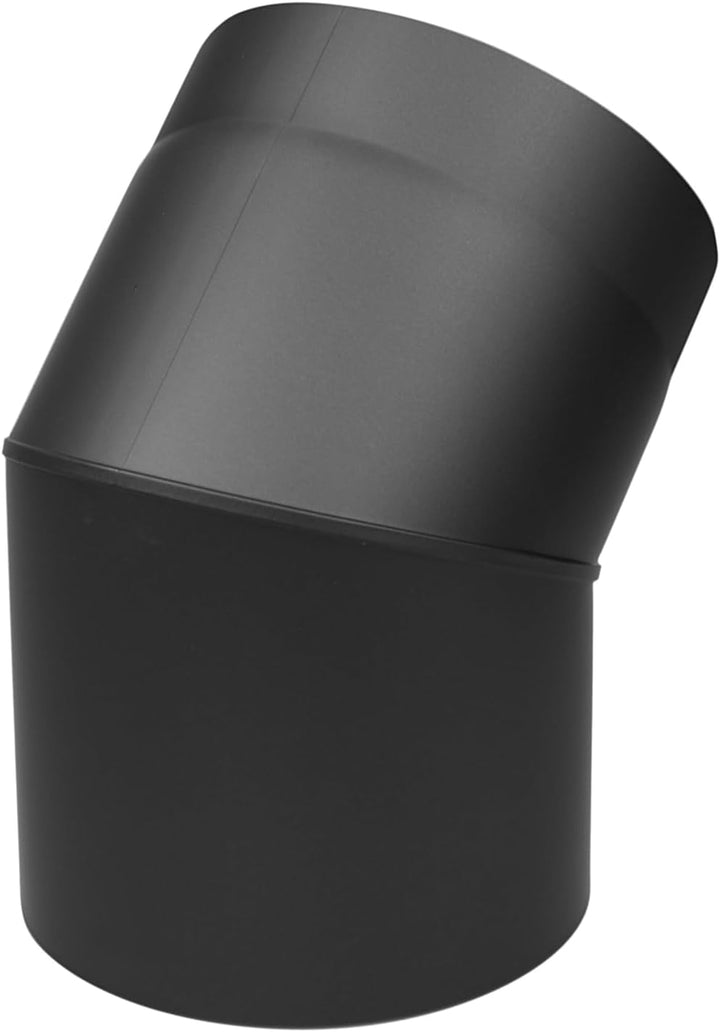 raik Rauchrohrbogen/Ofenrohrbogen 45° Coltherm Doppelwandig mit Isolierung Durchmesser 150 mm Stahlb