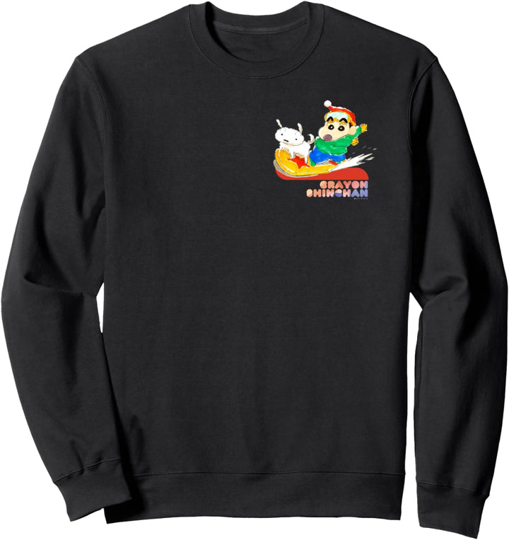 Crayon Shin-chan Snow Board Sweatshirt