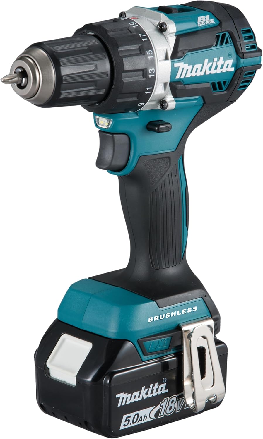 Makita DDF484RTE Akku-Bohrschrauber 18V / 5,0 Ah, 2 Akkus + Ladegerät im Koffer Drill / 2 x battery