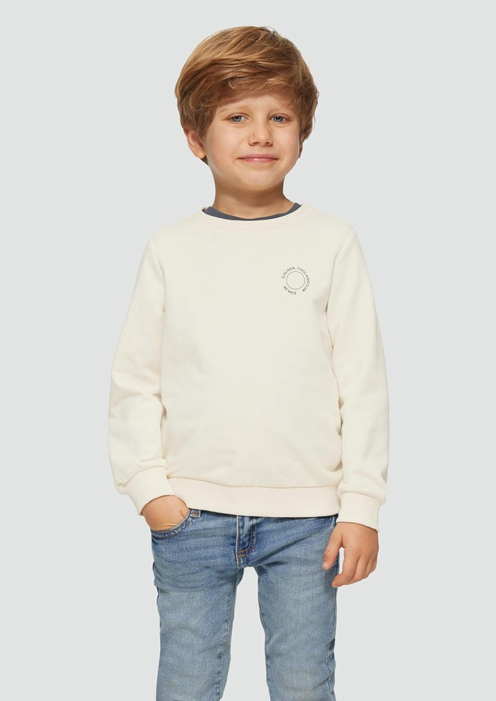 s.Oliver Wärmendes Sweatshirt mit NASA®-Rückenprint 92-98 0805_helles Sand, 92-98 0805_helles Sand