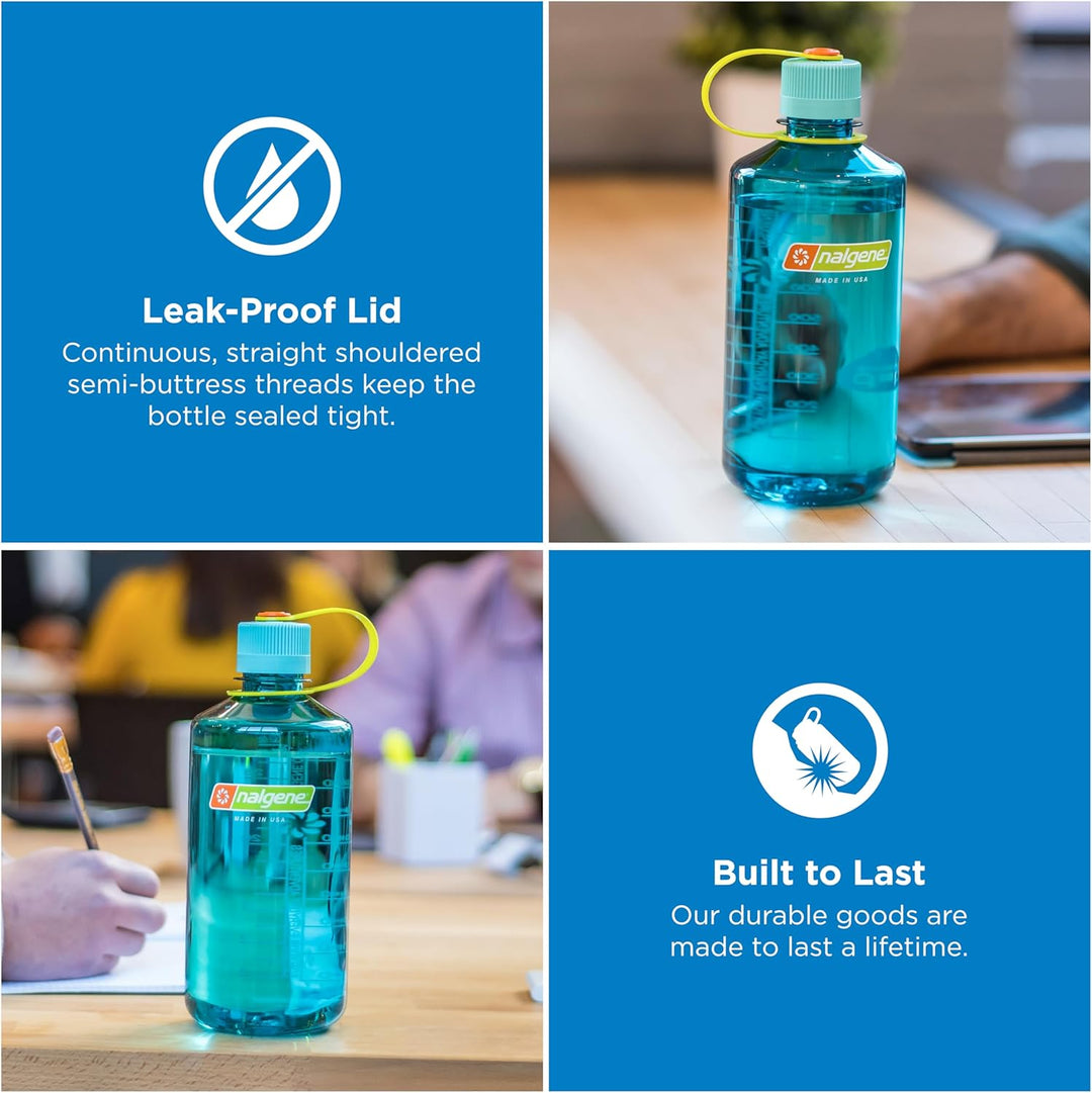 Nalgene Unisex – Erwachsene EH Sustain Trinkflasche, Cerulean, 1 L Cerulean Single, Cerulean Single
