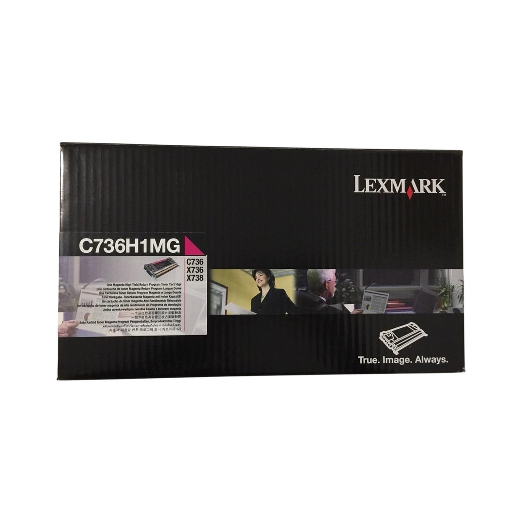 Lexmark C736H1MG - RET.PROGR. TONER CARTR.MAGENTA - C736, X736, X738 Rückgabe-Tonerkassette Magenta
