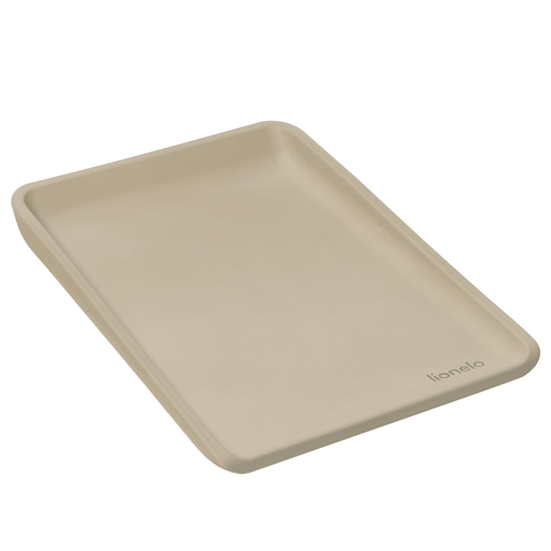 Lionelo Megs Wickelauflage für Wickeltische, wasserdicht, waschbar, multifunktional, weicher PU-Scha