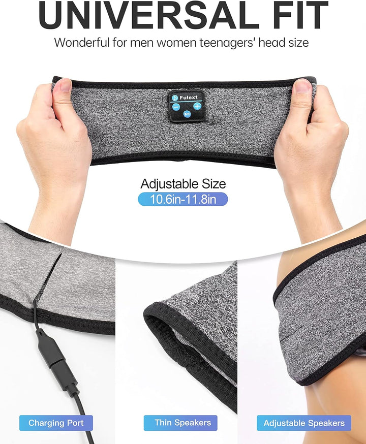 Schlafkopfhörer, Bluetooth-Stirnband, Schlafkopfhörer, Sport-Kopfband, Lange Spielzeit, Schlaf-Heads