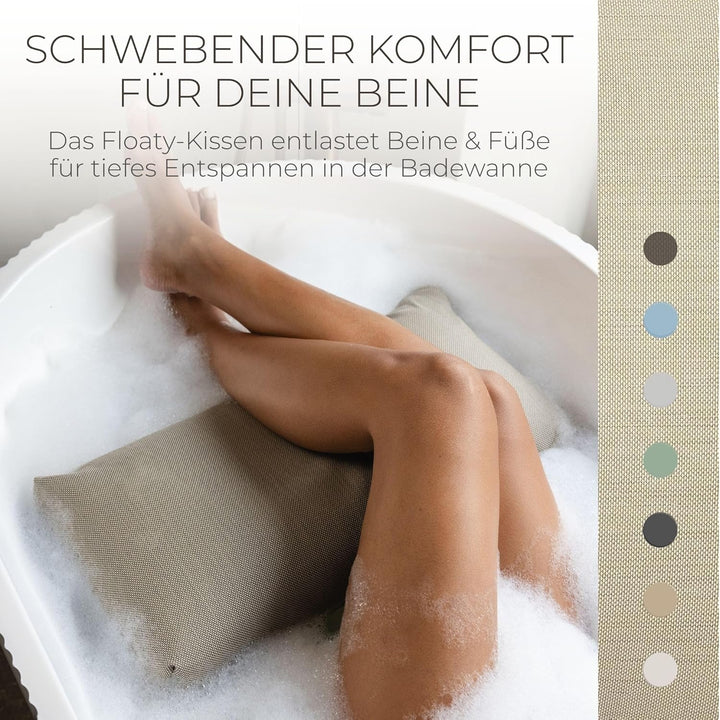 BADESOFA® Fusskissen | Premium-Qualität | Badewannen-Kissen für bequemes Baden | Made in EU | Badewa