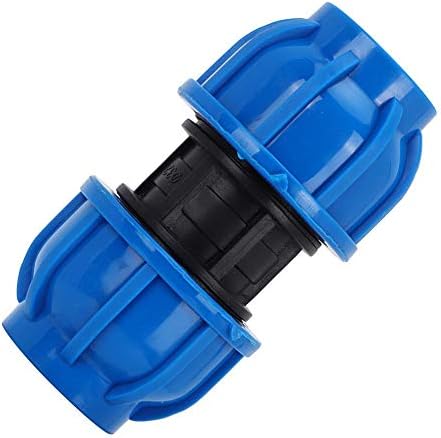 4 Stücke PE Kunststoff Gerade Stecker 32mm bis 32mm Wasserleitung Adapter Gerade Fitting Wasserleitu