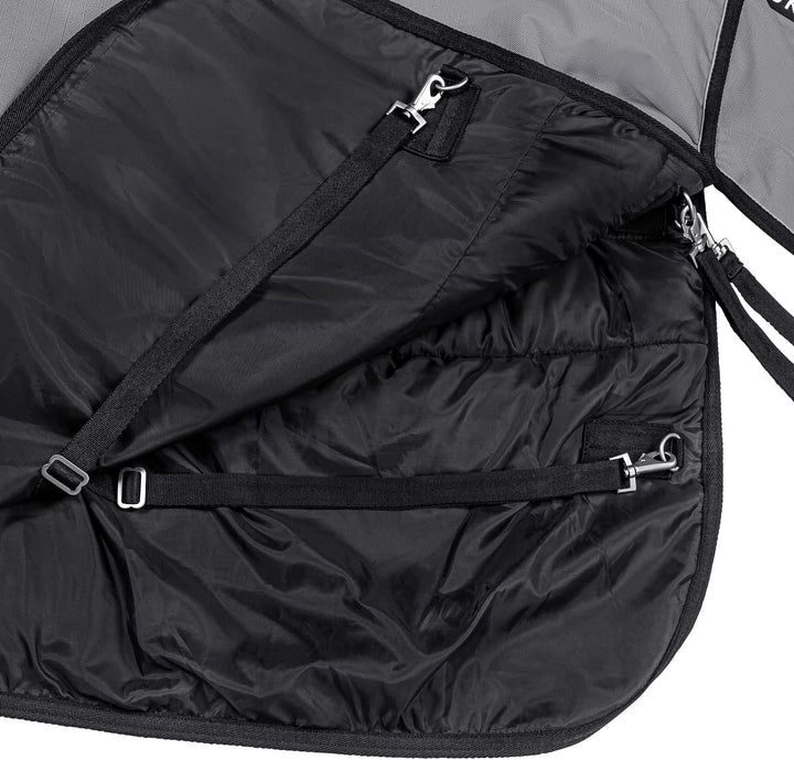 SUNRIDE Winterdecke 250g für Pferde (Helsinki) - reflektierend, 1200D Ripstop - optionales Halsteil