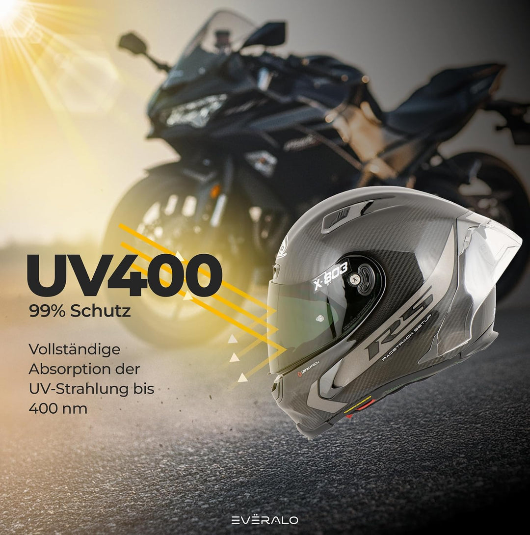 Helm Visier für X-Lite X803 - X802 - X802r - X802rr - X702 - X661 | Kompatibel auch mit X603 - Xsf 0