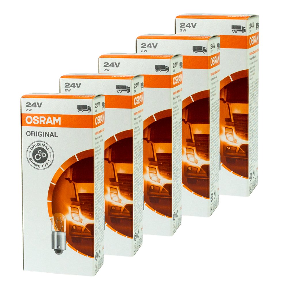 50x Osram Glühbirnen Original 12v 2w Ba9s Innenraumbeleuchtung Rücklicht