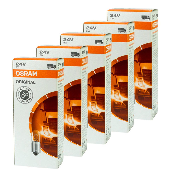 50x Osram Glühbirnen Original 12v 2w Ba9s Innenraumbeleuchtung Rücklicht