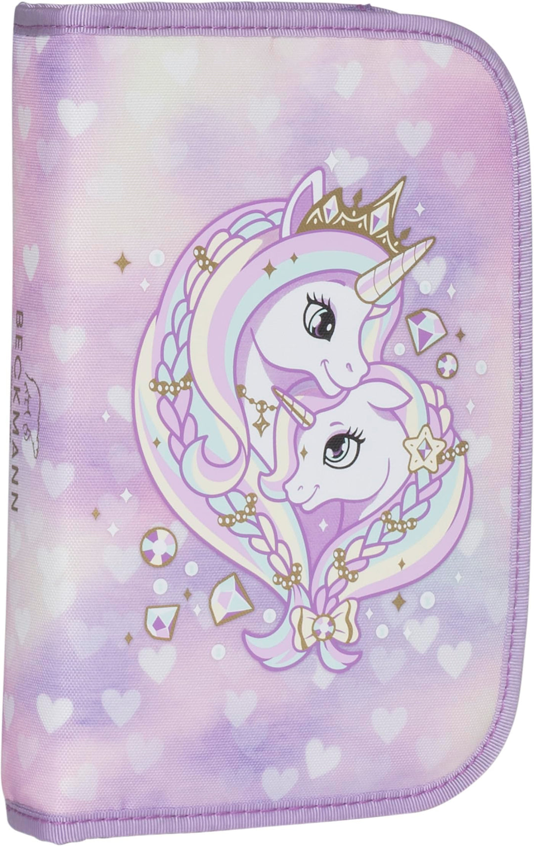 Beckmann, Federmappe Unicorn Princess Purple, mit Inhalt, Mäppchen Federtasche, Grundschule, 1. Klas