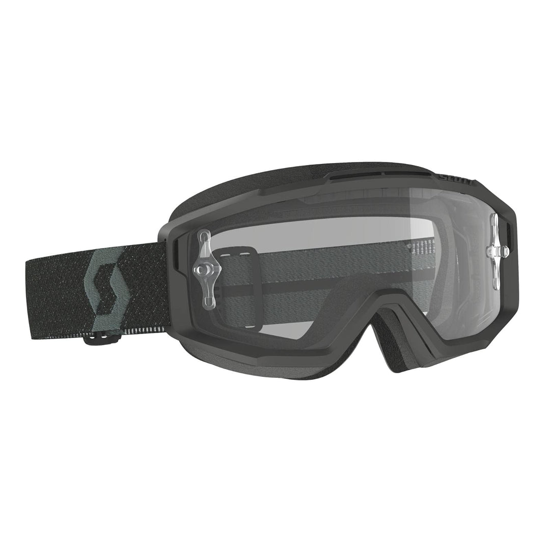 Scott Split OTG Motocross-Brille, schwarz/grau (Black/Grey, One Size)
