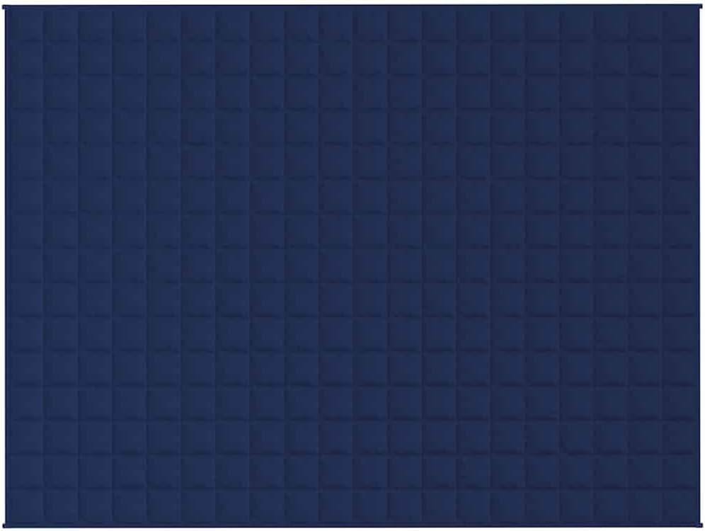 Gewichtsdecke Blau 150x200 cm 11 kg Stoff, Bequemer Stoff, Gleichmässige Gewichtsverteilung, Praktis