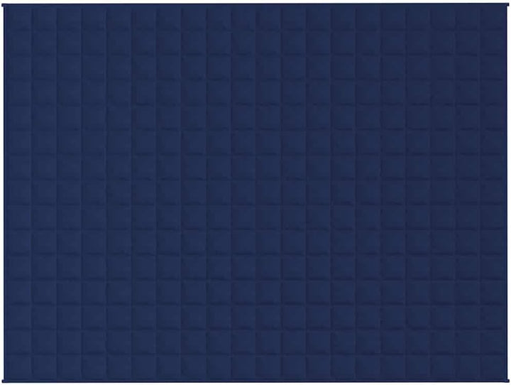 Gewichtsdecke Blau 150x200 cm 11 kg Stoff, Bequemer Stoff, Gleichmässige Gewichtsverteilung, Praktis