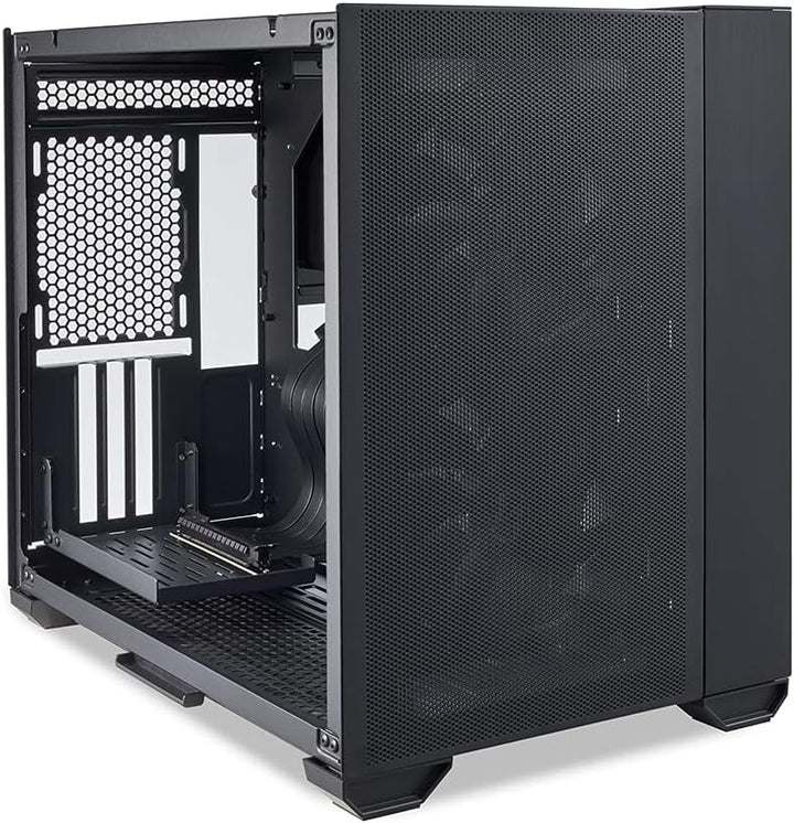 Lian Li O11 Air Mini PC-Gehäuse (SPCC/Aluminium/gehärtetes Glas, ATX, Mini-Tower) Schwarz, O11 AIR M