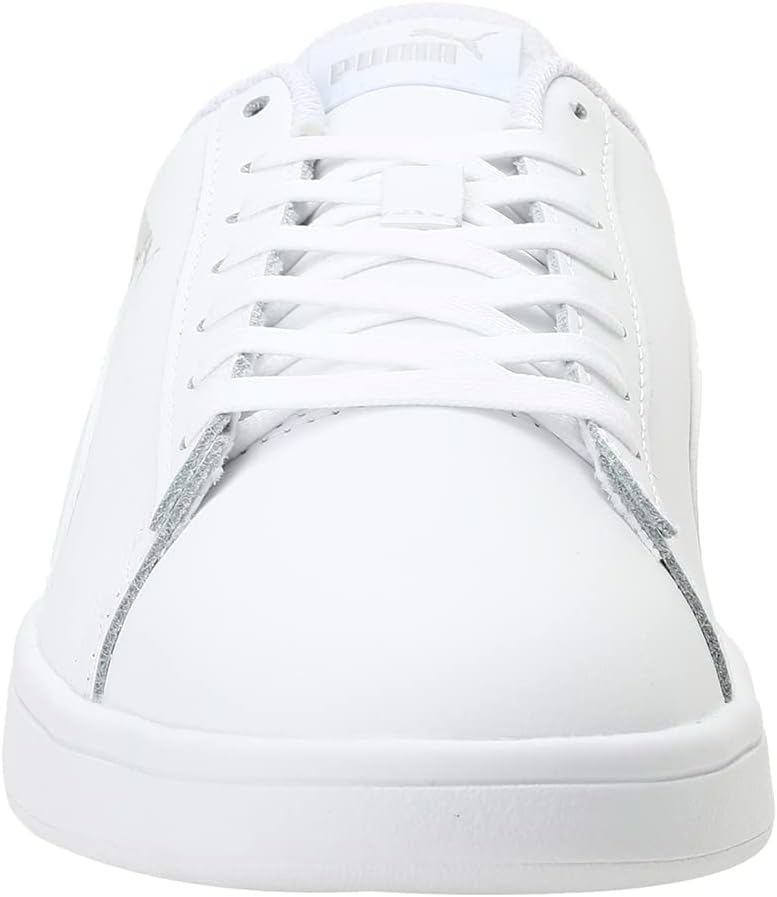 PUMA Unisex Smash V2 L Sneaker 47 EU Puma White Puma White, 47 EU Puma White Puma White