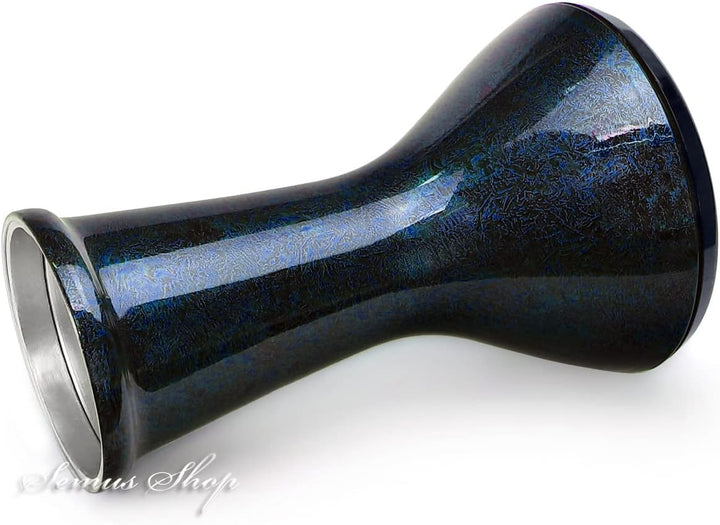 VD Vatan Vatan Profi solo Darbuka Handtrommel Percussion Aluguss Pearl Effekt Blau mit Zubehör, 3022