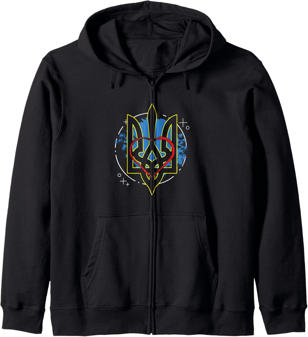 Ukraine | Wappen der Ukraine | Kosaken-Ukrainisch Kapuzenjacke