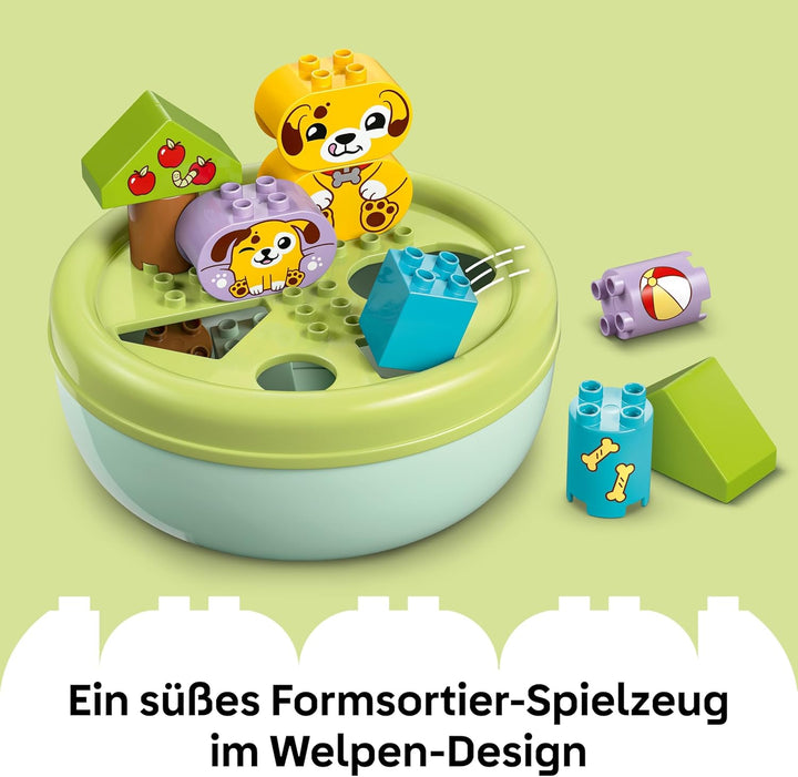 LEGO DUPLO Shape Sorter: Puppy House - Educational Sorting Toy for Toddlers, with Colourful Bricks i