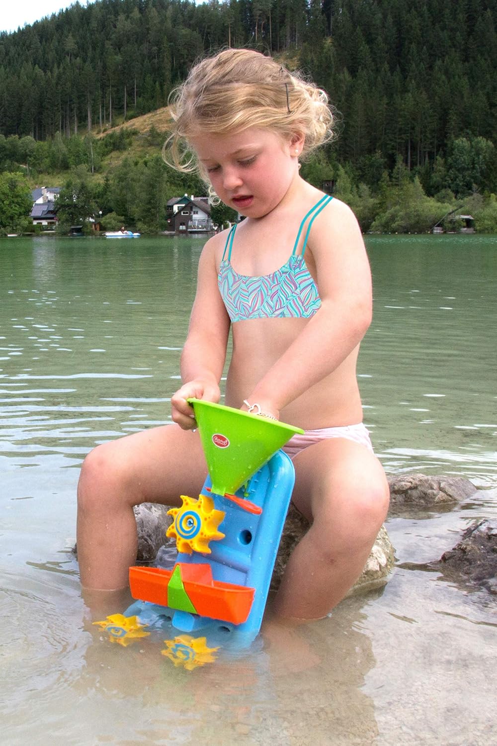 GOWI 559-41 Badewannen Wassermühle in der Box, Wasserspielzeug