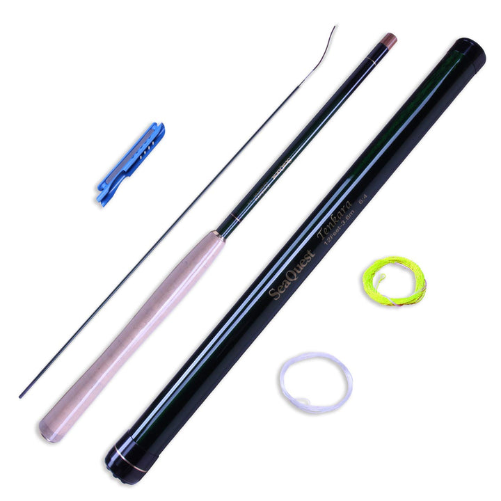 SeaQuest Tenkara Rod kit 6:4 7:3 9'5" 10'9" 12' 13'5" 6:4 12ft TG kit 2, 6:4 12ft TG kit 2