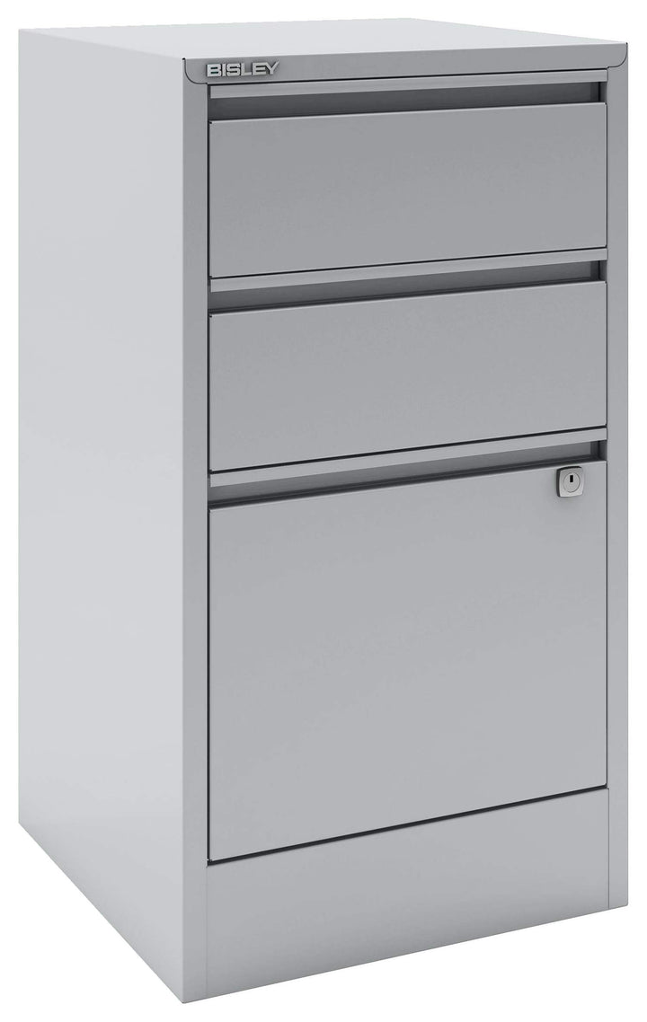 Bisley Home Filer, 2 Universal-, 1 HR-Schublade, Metall, 645 Lichtgrau, 40 x 41.3 x 67.2 cm, 645 Lic