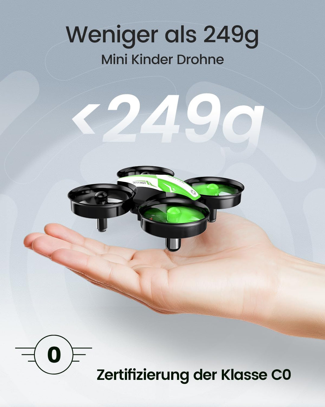 Holy Stone HS210 Mini Drohne für Kinder, RC Quadrocopter Helikopter Ferngesteuert mit 3 Akkus 21 Min