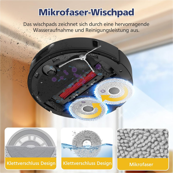 26 Pack Qrevo S Zubehör für Roborock Qrevo Pro/Qrevo S/Qrevo MaxV [Nicht für Qrevo] Staubsauger, 2 H