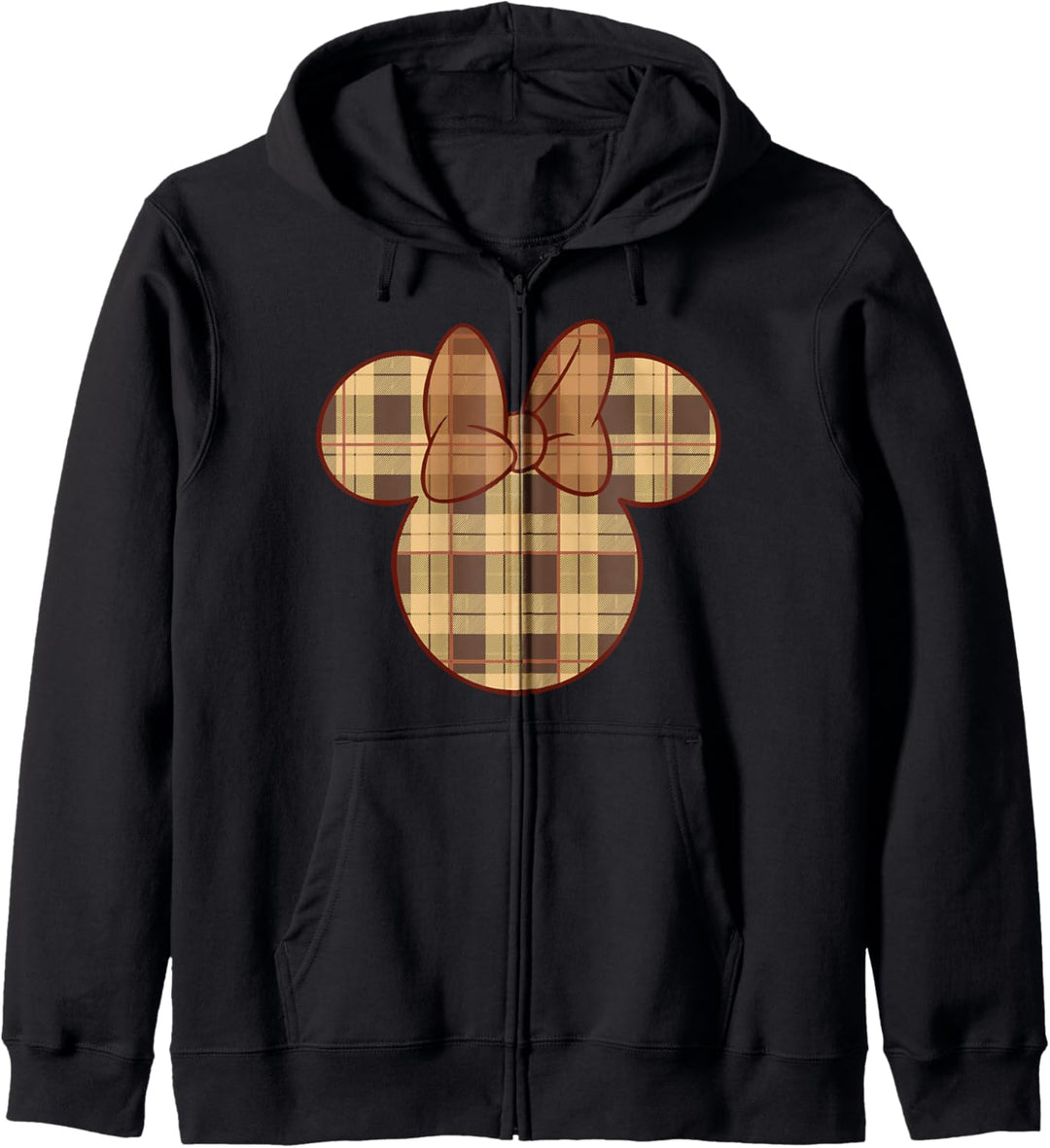 Disney Mickey And Friends Minnie Fall Plaid Fill Kapuzenjacke