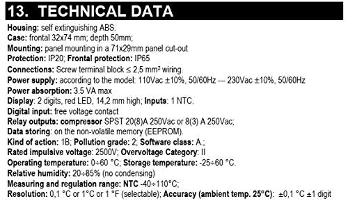 Dixell XR02CX-5N0C1 Elektronikregler für Frenox VNL14-3T, VNLF14-3T, VNL7-ST, VNNF14-3T, MCC-Trading