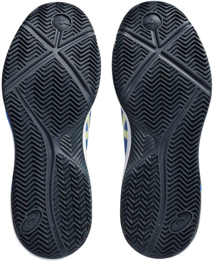ASICS Dedicate 8 Mann Tennisschuhe Blau Weiss 39.5 EU Illusion Blue Glow Yellow, 39.5 EU Illusion Bl