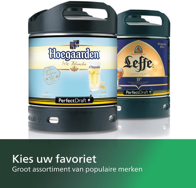 Philips PerfectDraft - Bierzapfmaschine, 6-Liter-Fässer, 30 Tage Bier, 3 °C LCD-Display, 70 W Leistu